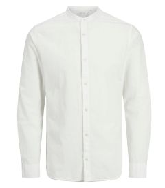 JACK & JONES  hosszú ujjú len ing china collar