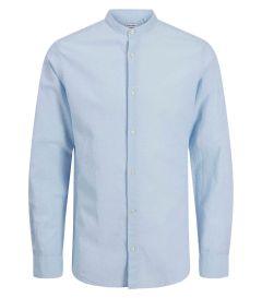 JACK & JONES  hosszú ujjú len ing china collar
