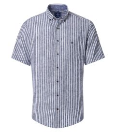 REDMOND  "casual fit" rövid ujjú len ing