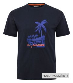 NORTH DENIM  "TALL" hosszított rövid ujjú póló