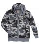 REDFIELD  camouflage kapucnis kardigán